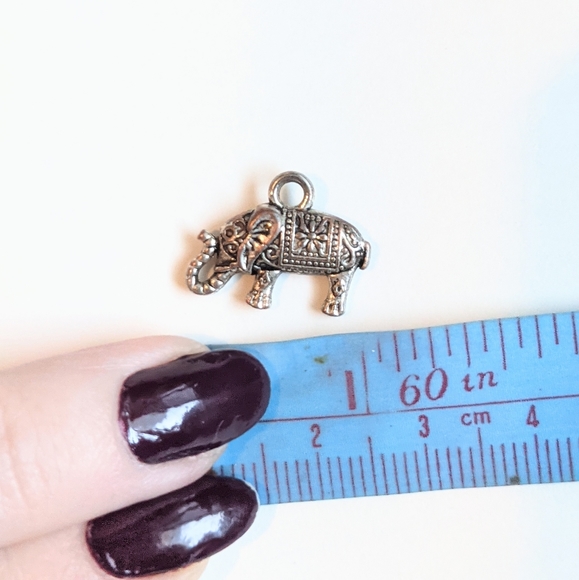 Silver Elephant Charm - Picture 6 of 8